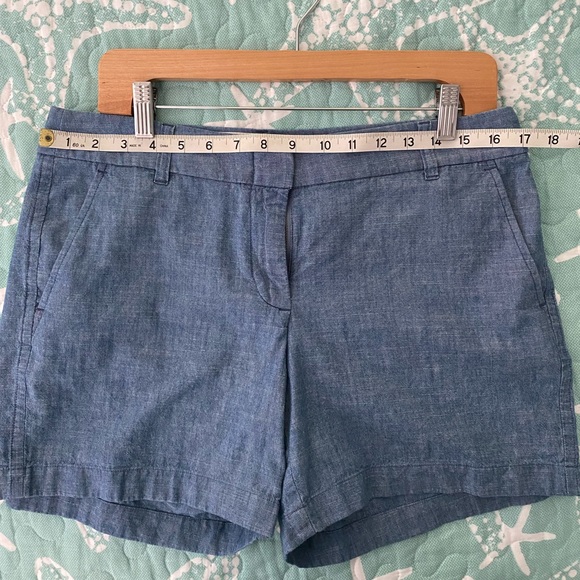J. Crew Chambray Shorts size 8 JCREW - Picture 3 of 5